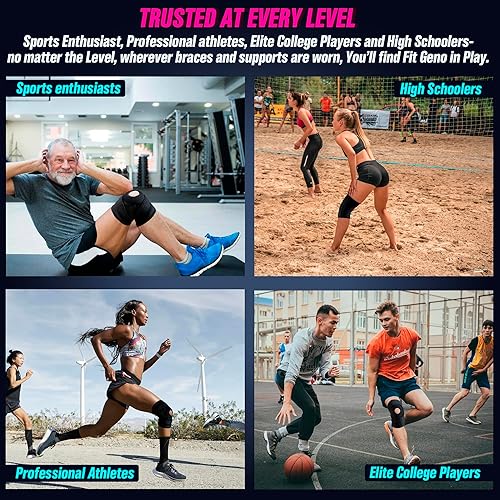 Miniatura 8 de Rodillera para aliviar el dolor de rodilla, soporte para hombres y mujeres, rodillera estabilizadora rotuliana, perfecta para correr y dolor de