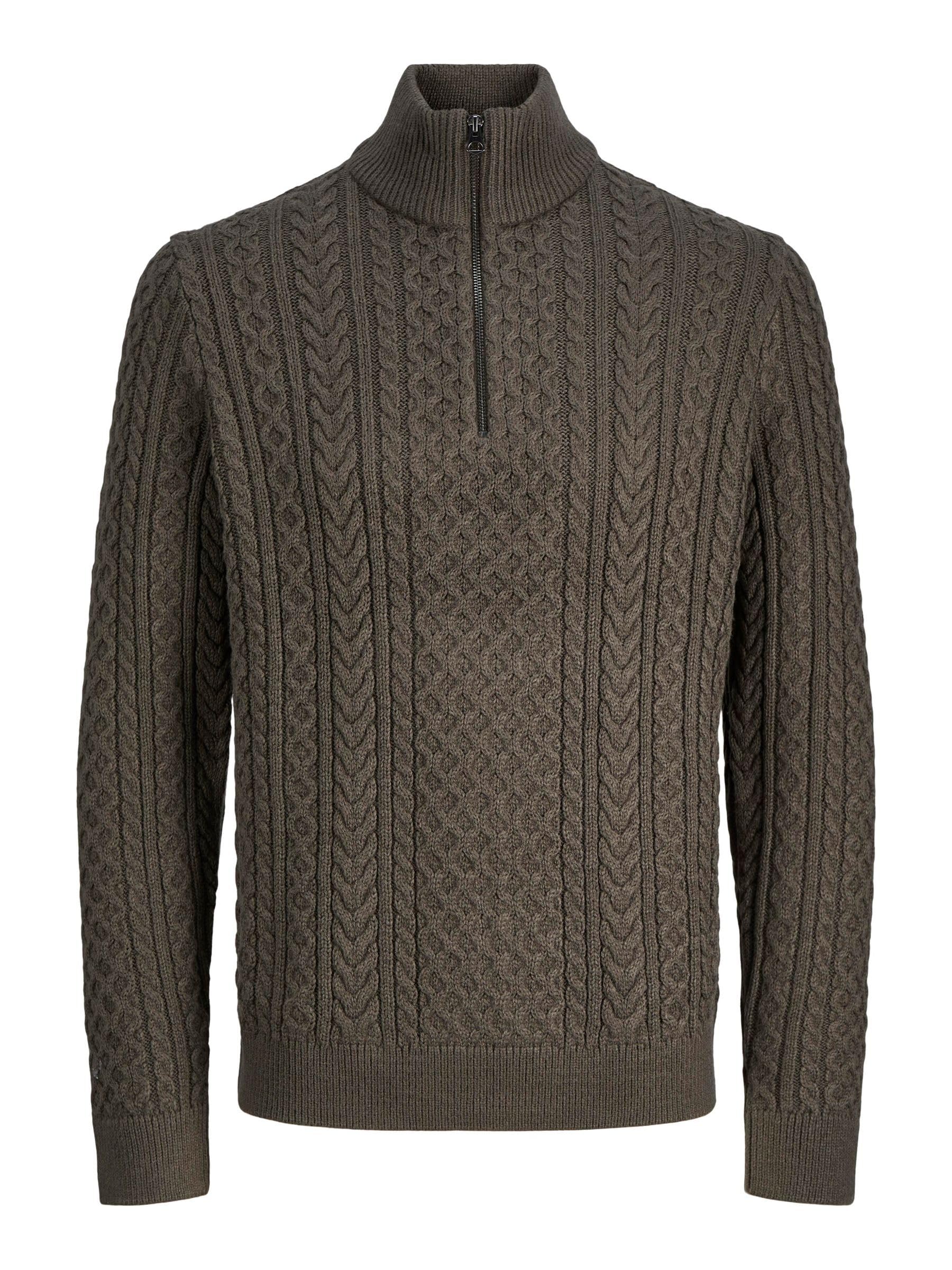 JACK & JONES Male Sweatshirt mit halbem Reißverschluss Sweatshirt mit halbem Reißverschluss