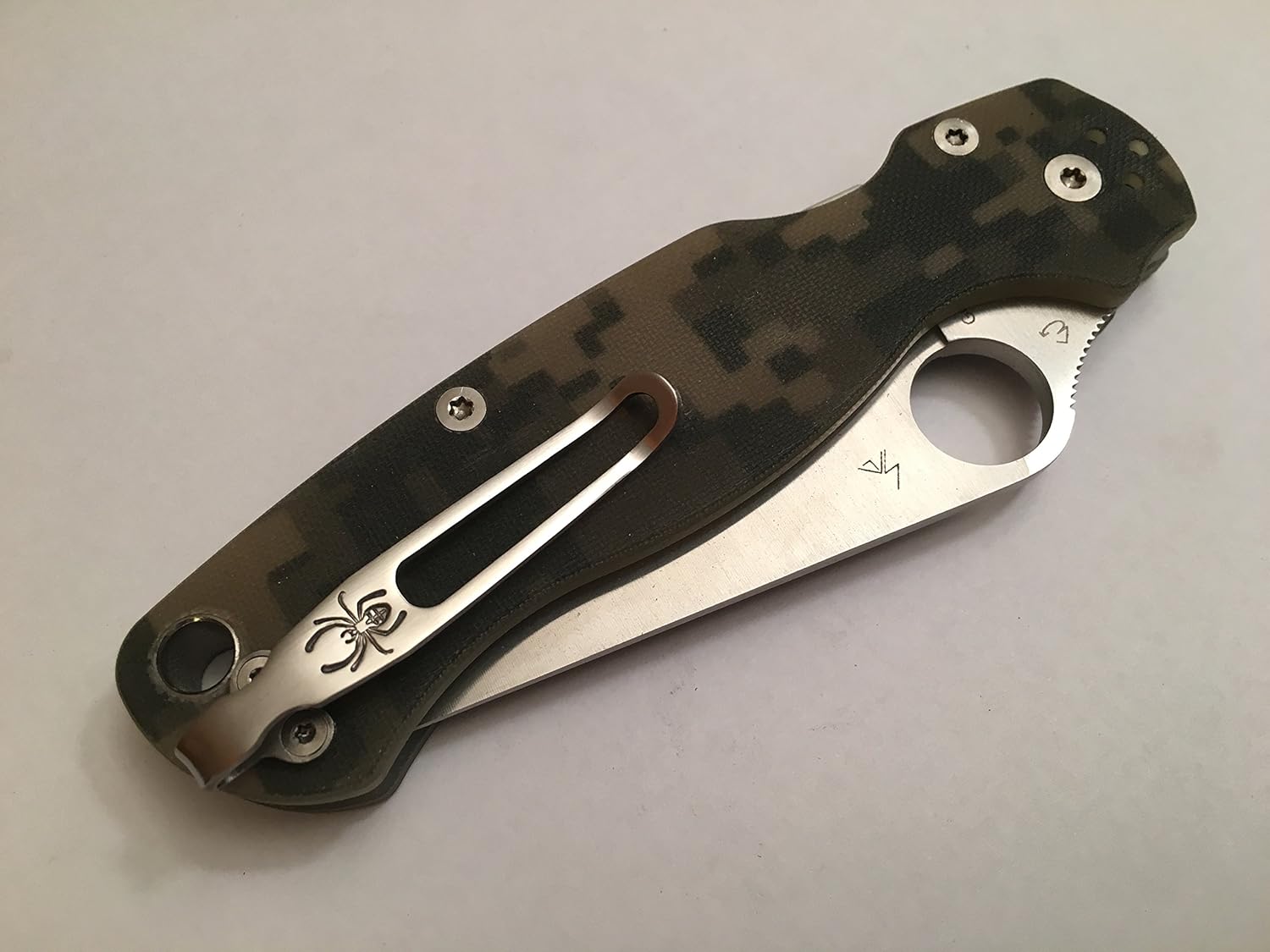 Titanium Clip Made For Spyderco Paramilitary 2 C81GP2 C81GPCMO2 C81GPDBL2