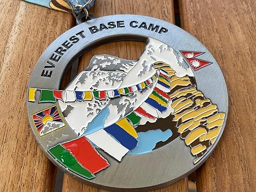 Miniatura 3 de Everest Base Camp Medal/Ornament with Personalized ENGRAVING