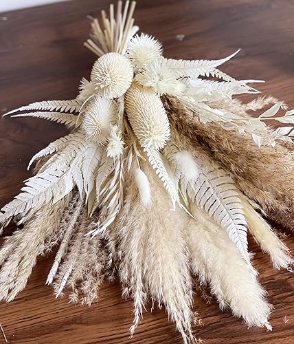 Miniatura 6 de YOBEKI Decoración de boda de flores secas y hierba de las pampas - Ramos y Boutonnieres de novia y dama de honor