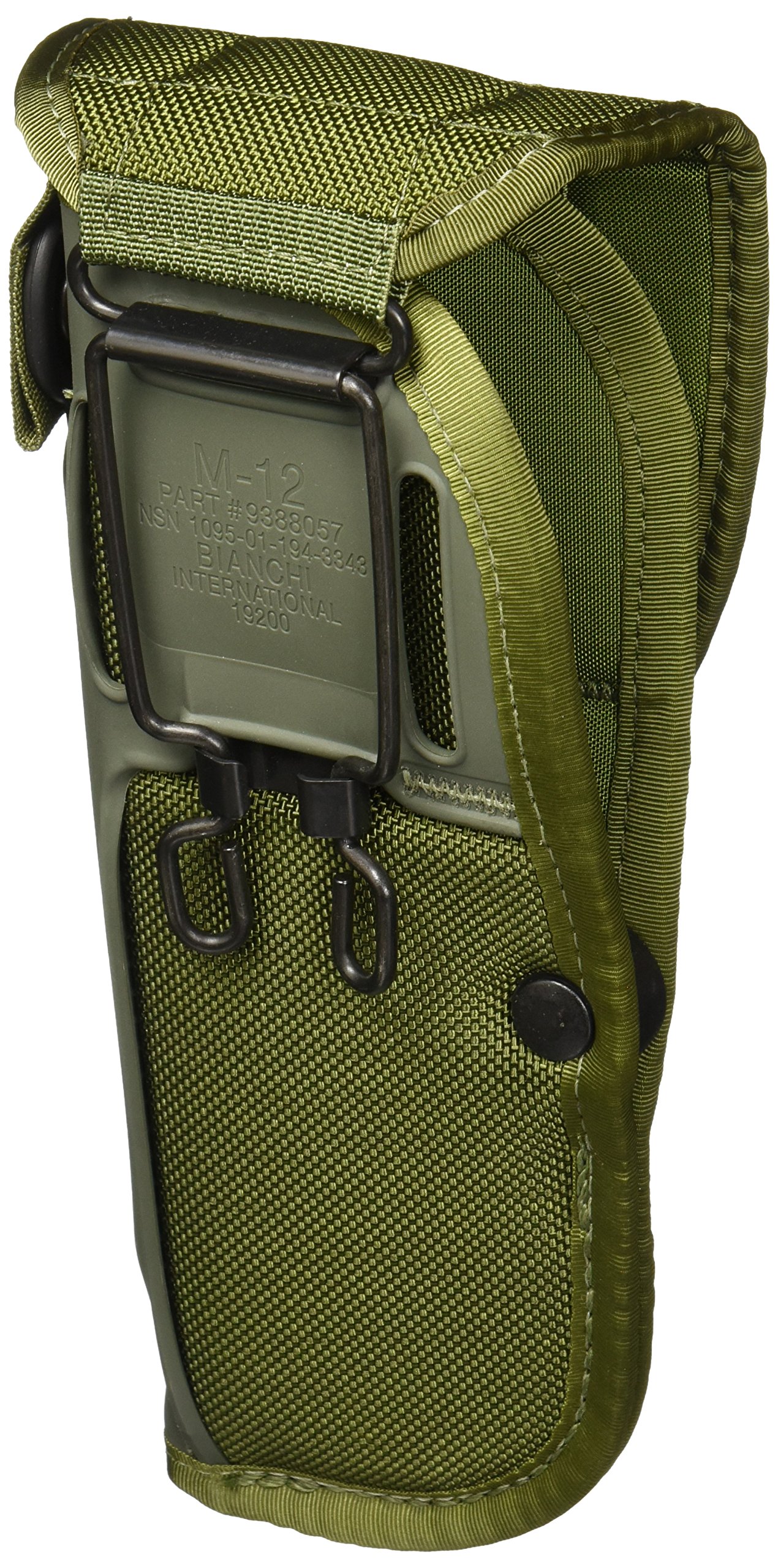 Amazon.com: Bianchi, M12 通用軍事槍套橄欖色鼓,橄欖色德拉布綠(14563