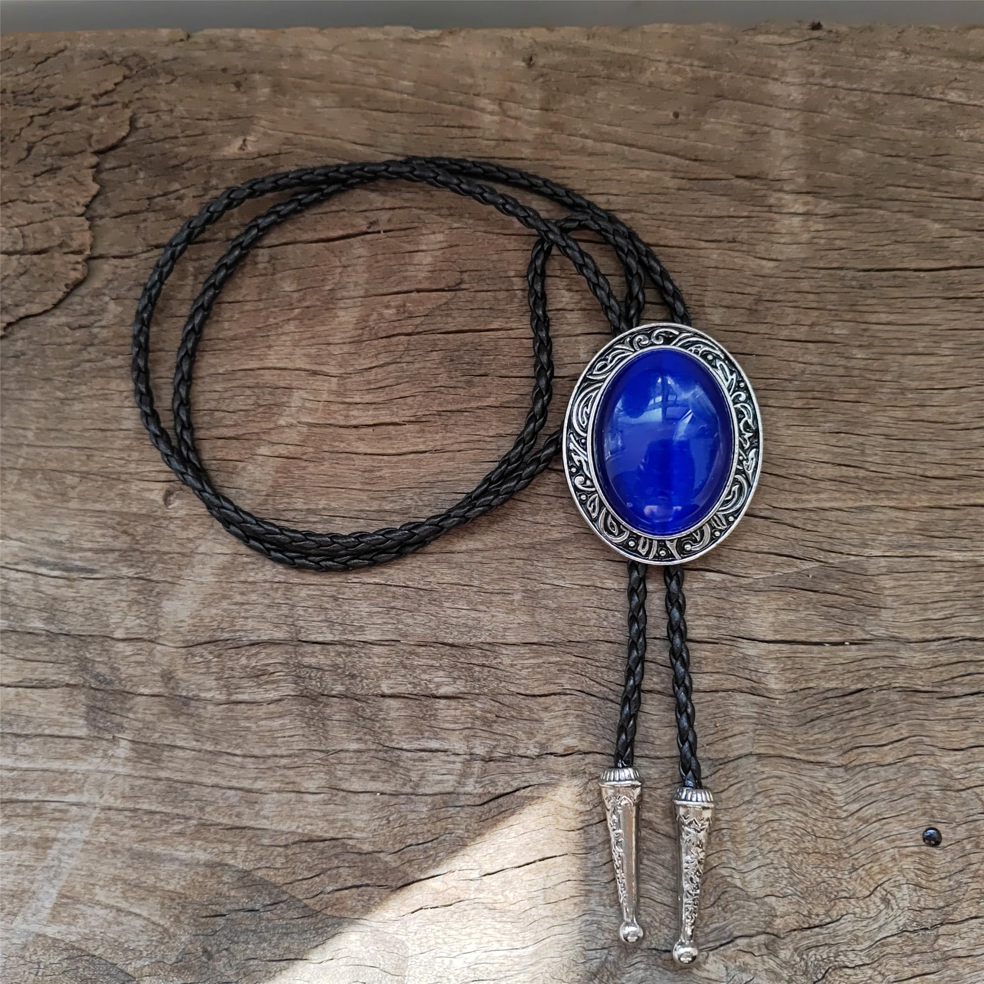 Krawaty vintage, Naszyjnik kowbojski(Tiger Eye Stone)