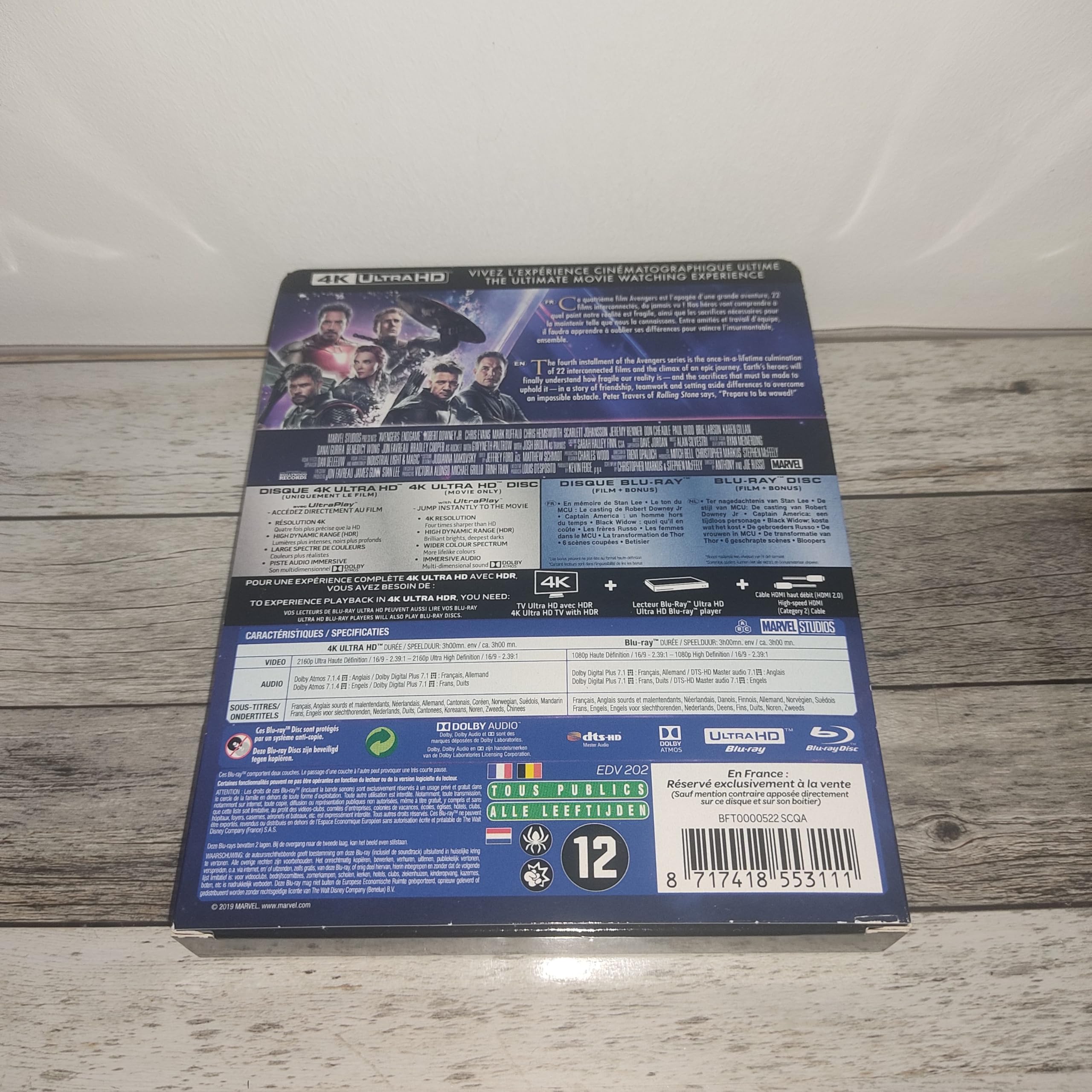 Aduoke Avengers Endgame Edition Limitée Leclerc avec Goodies