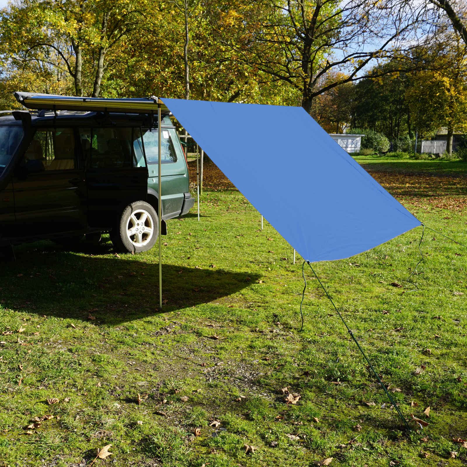 Prime Tech Tarp-Erweiterung für Fahrzeug-Markise 200 cm, blau