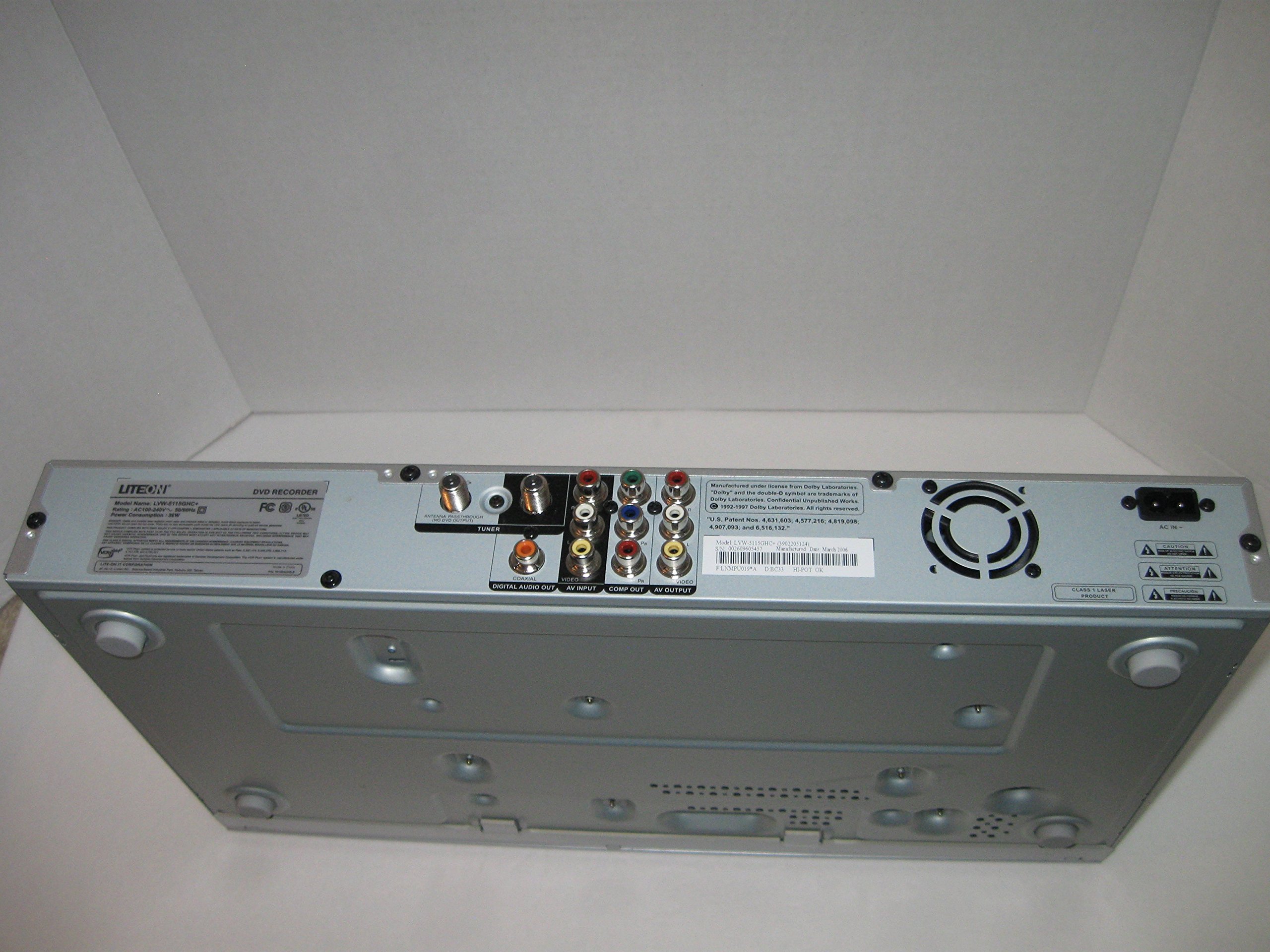 Amazon.com: Lite-On LVW-5115GHC+ DVD Recorder with TV Tuner