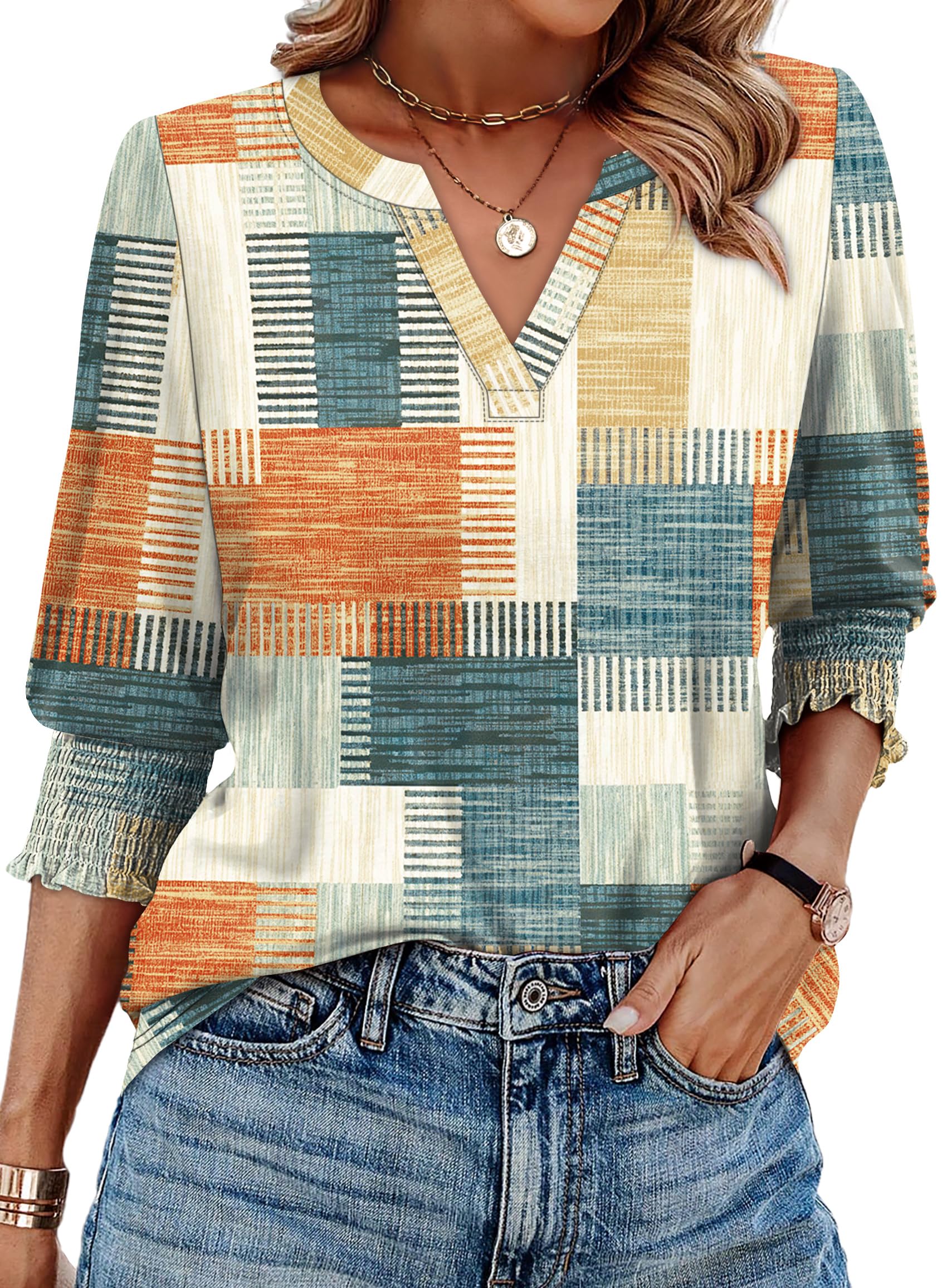 WIHOLL Blouse 3/4 Sleeve