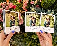 Vista 8 de imanes ultragruesos para guardar la fecha con foto, pack de 10 a 300, personalizados para bodas con sobres gratis