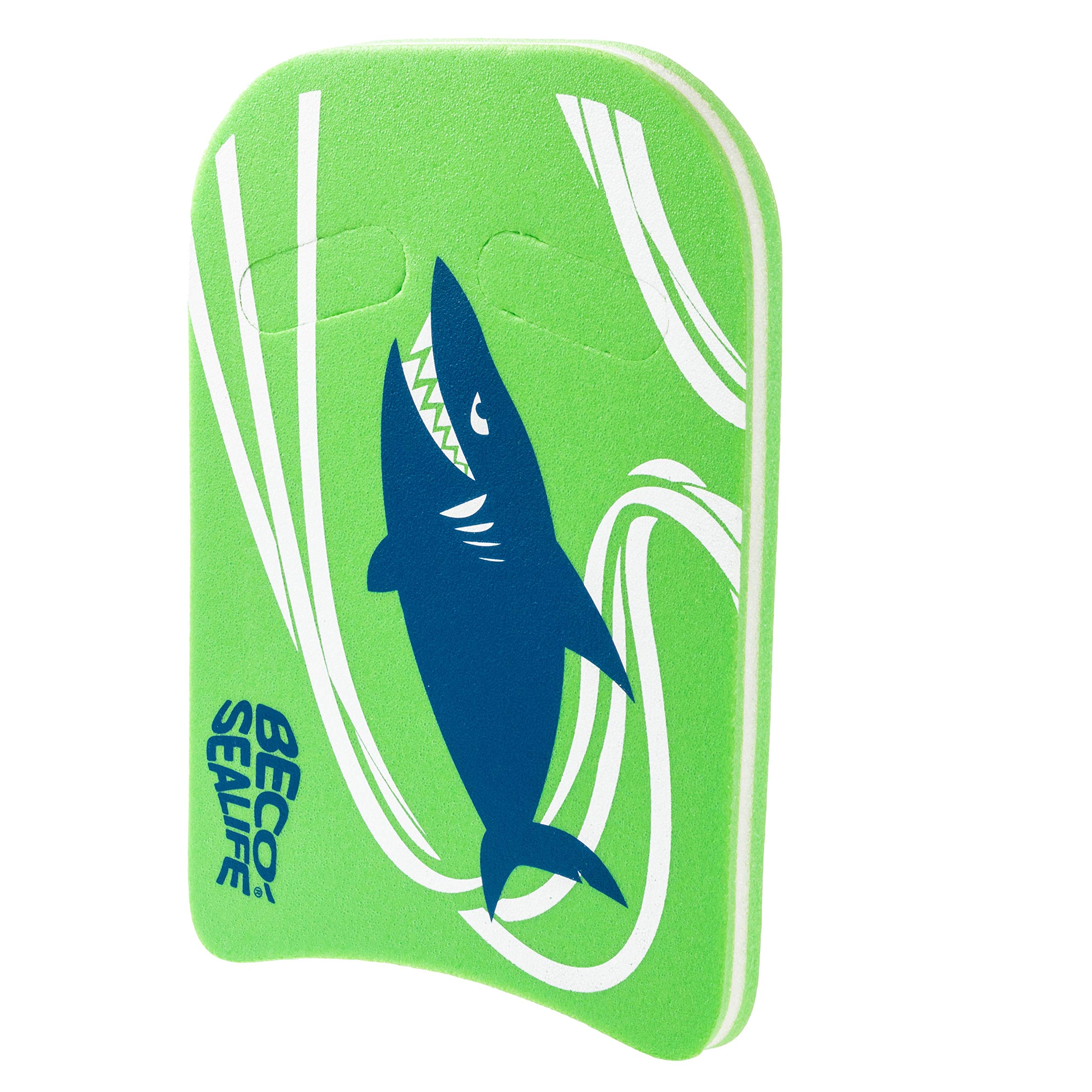 Beco 96060 Unisex Youth Shark Swimming Board, Green, One Size