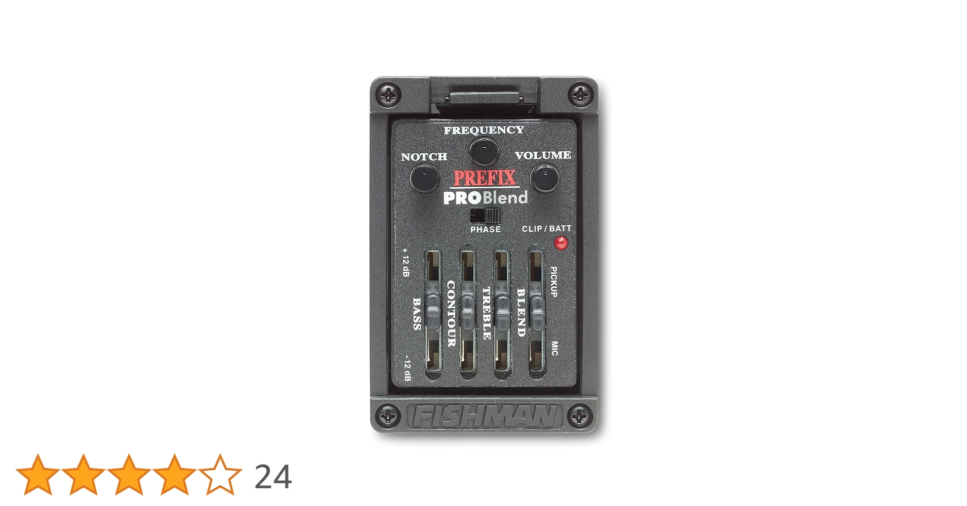 Amazon | FISHMAN Onboard Preamps Prefix Pro Blend Preamp - narrow