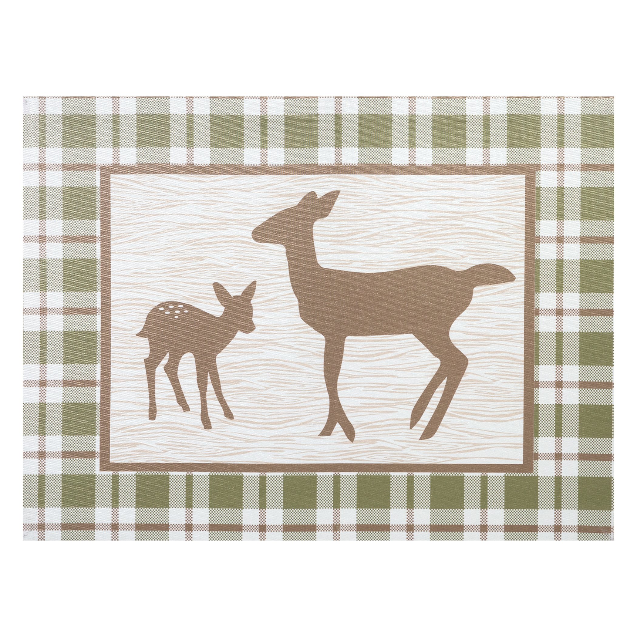 Trend Lab Deer Lodge Canvas Wall Art, Brown/Tan/Green