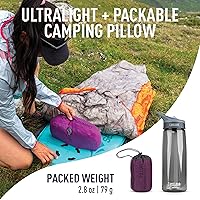 Vista 2 de Sea to Summit Aeros Premium - Almohada inflable de viaje, regular (13.4 x 9.4), color magenta