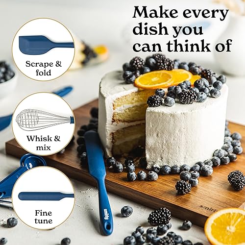 Miniatura 5 de Juego de utensilios de cocina de silicona y soporte juego de utensilios de cocina, esenciales de cocina para el nuevo hogar y el primer apartamento,