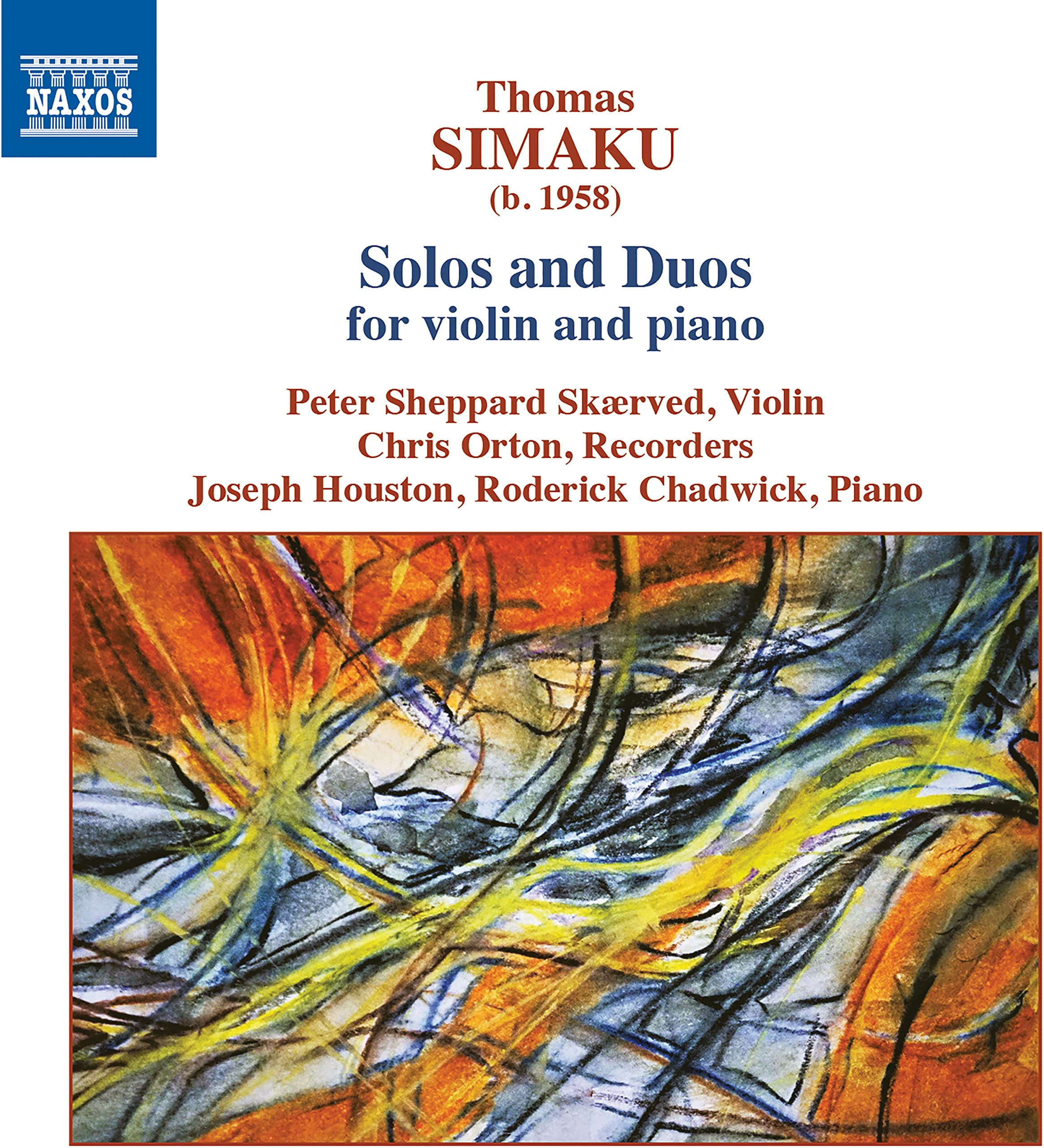Thomas Simaku: Solos and Duos for violin and piano