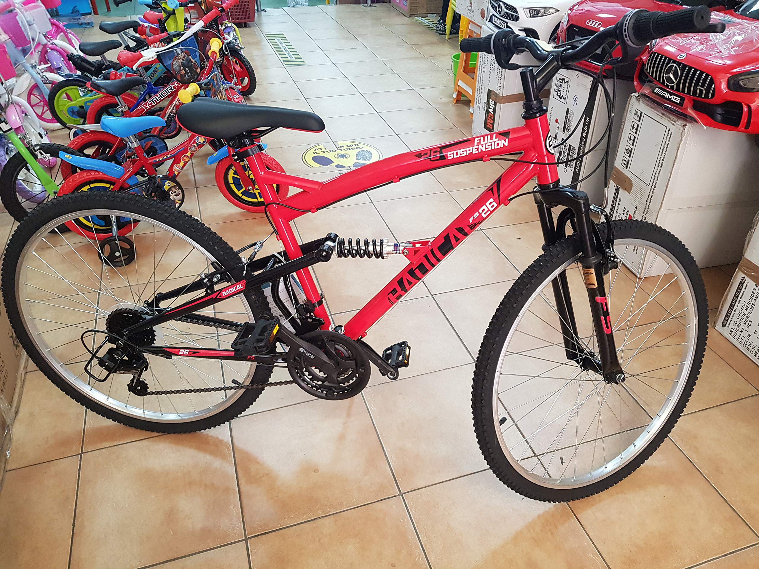 Full Suspension Apollo 26 Inch Bike Apollo 26 Inch Bike On Sale