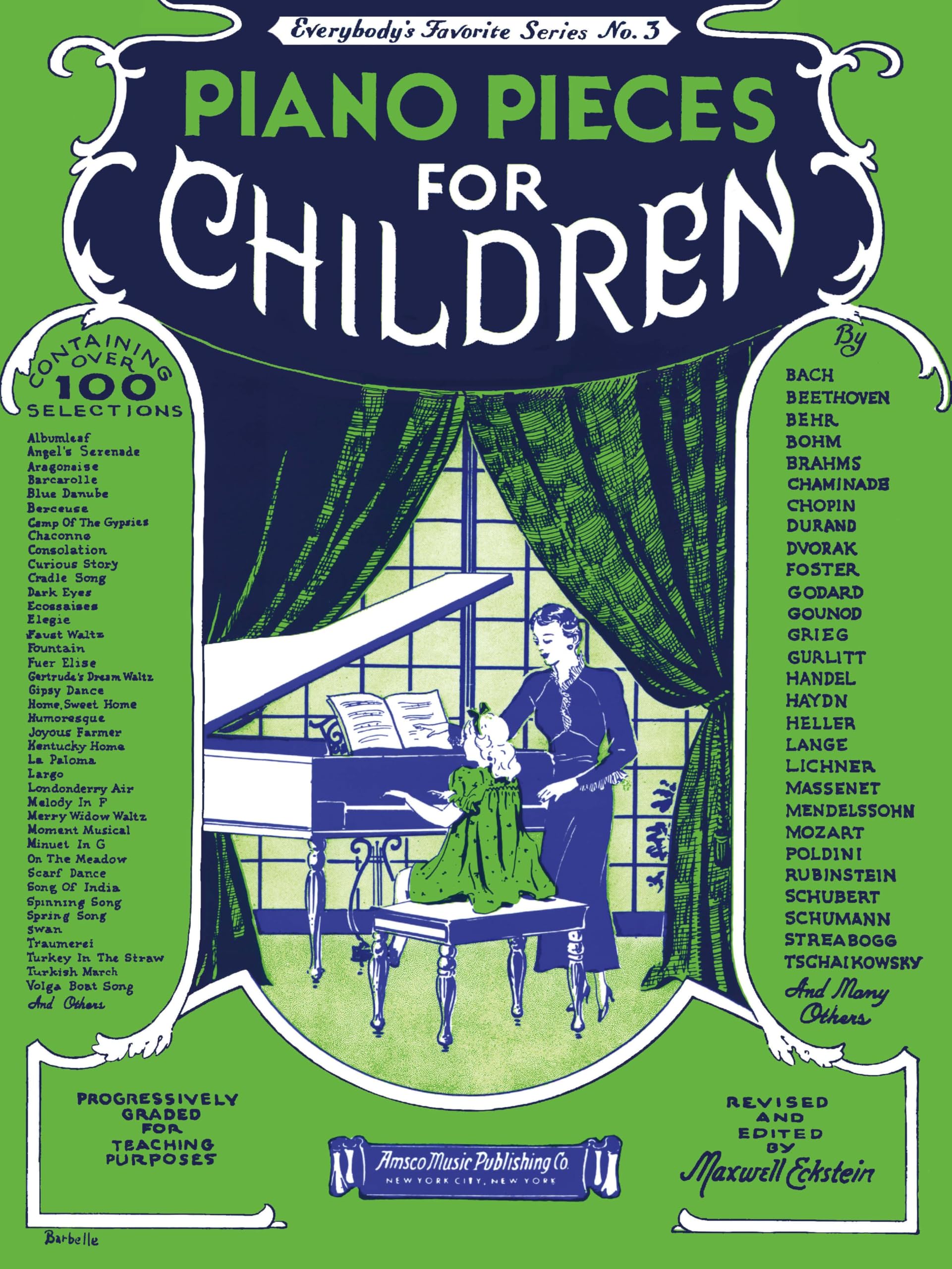 Piano Pieces for Children Everybody's Favorite Series Number 3 by Various - Paperback