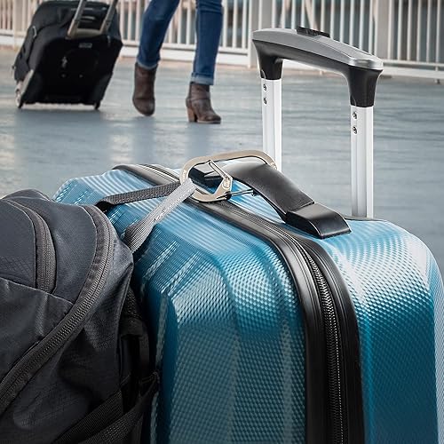 Miniatura 8 de Nite IZE G-Series SlideLock #4 Mosquetón de doble cámara, llavero de doble mosquetón de seguridad, acero inoxidable