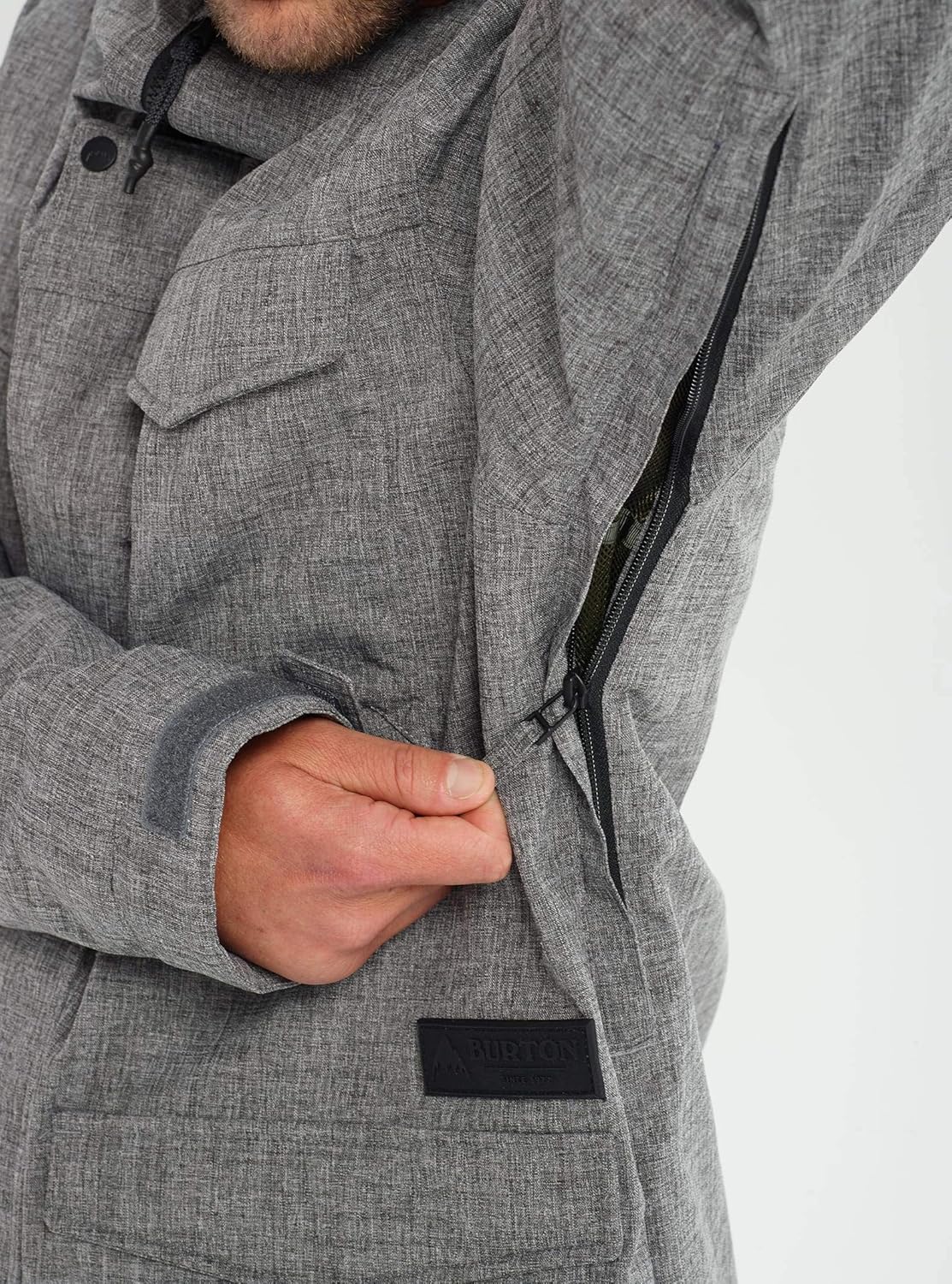 Burton Men's Ski/Snowboard Covert Jacket Bog Heather 1 Medium