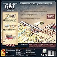 Vista 3 de Great Western Trail - Juego de mesa Argentina de segunda edición - Aventura de ganado en la pampa! Juego de estrategia para niños y adultos, mayores