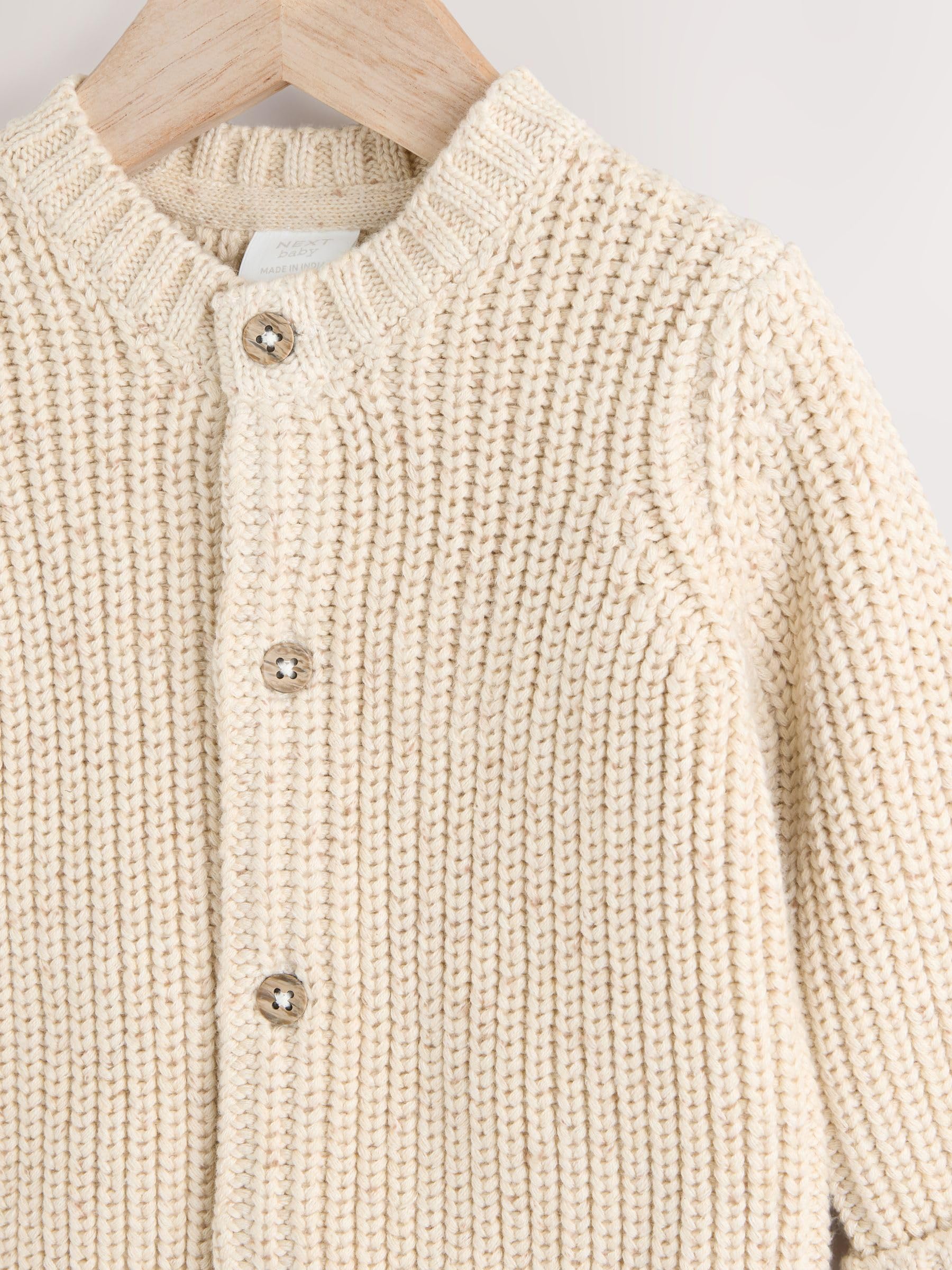 NEXT Bébé Cardigan épais en Maille brodée pour bébé