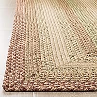 Vista 6 de SAFAVIEH Braided Collection BRD303A - Alfombra reversible de 2 pies 3 pulgadas x 6 pies, color óxido/multicolor
