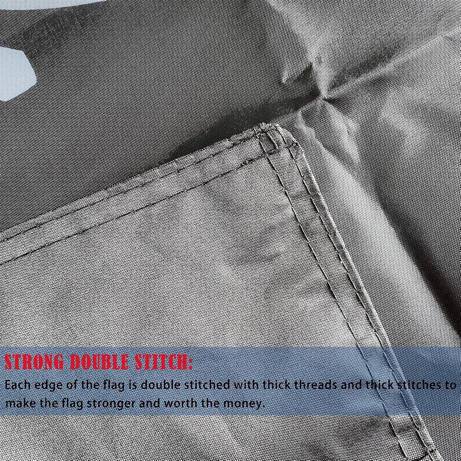 Pow Mia Flag 2x3 Outdoor Double Sided- Heavy Duty 3ply Mia Pow Flags 2 Sided Super Durable 4 Rows Stitched Edge Canvas Header with 2 Brass Grommets You are Not Forgotten Memorial Day Mia Pow - Image 6