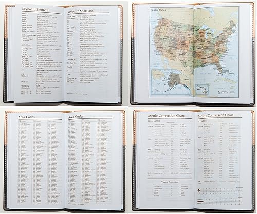 Miniatura 5 de Calendario semanal de bolsillo 2024 con bolígrafo negro y dorado adjunto, bloc de notas blanco para tomar notas, todo en una caja de regalo dorada,