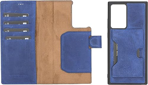 Miniatura 151 de Venito Funda tipo cartera para iPhone 15 con tarjetero y bloqueo RFID, funda de cuero para teléfono, funda desmontable de 6.1 pulgadas, Florencia