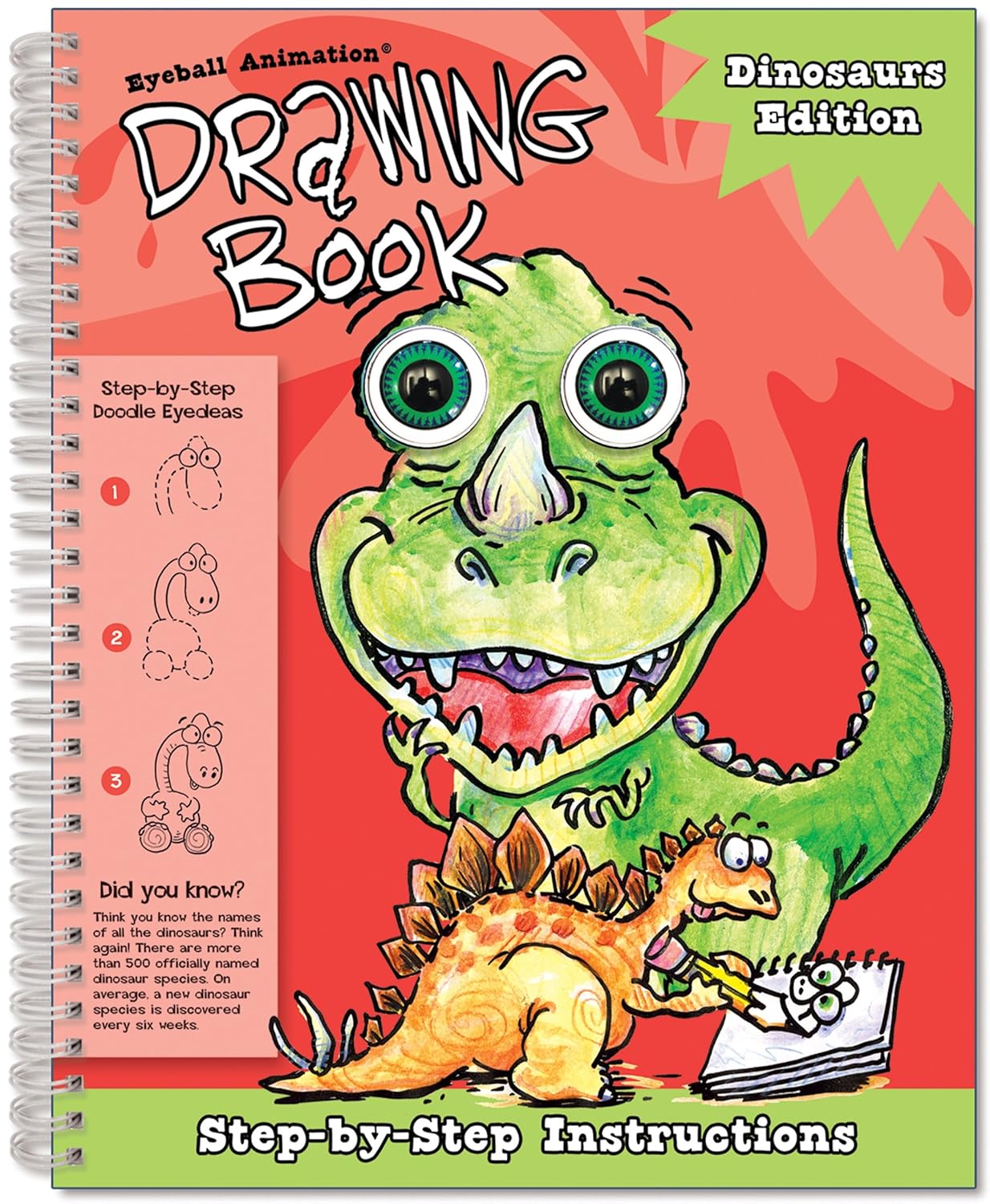Eyeball Animation Drawing Book Dinosaur Edition Cole, Jeff, Cole