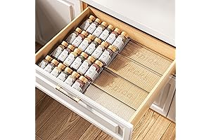 Expandable Spice Organizer with Jars
