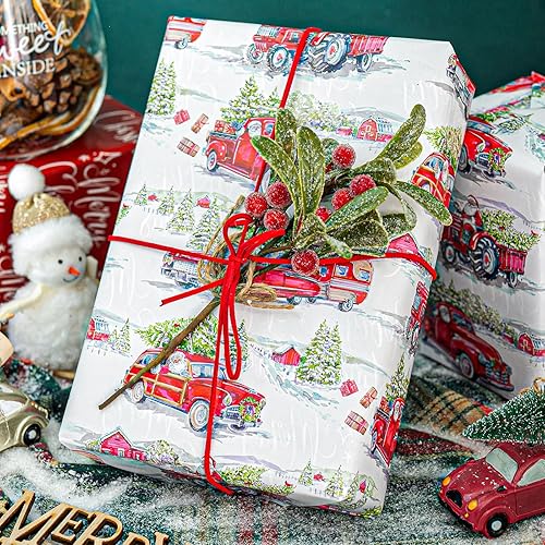 Miniatura 9 de Homeral Mini rollo de papel de regalo, 17 pulgadas x 16.5 pies, color negro brillante sólido con textura cepillada para Navidad, cumpleaños,