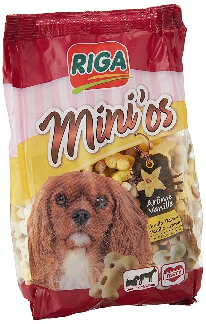 Mini'Os - Galletas Perro Huesos Vainilla 500 g 4016