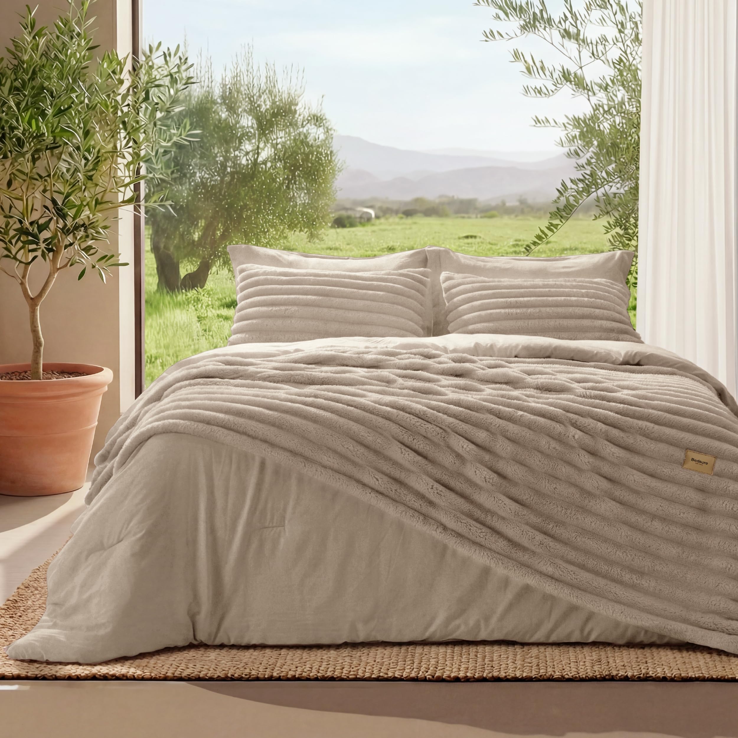 Bedsure Gentlesoft 2-in-1 Comforter Set