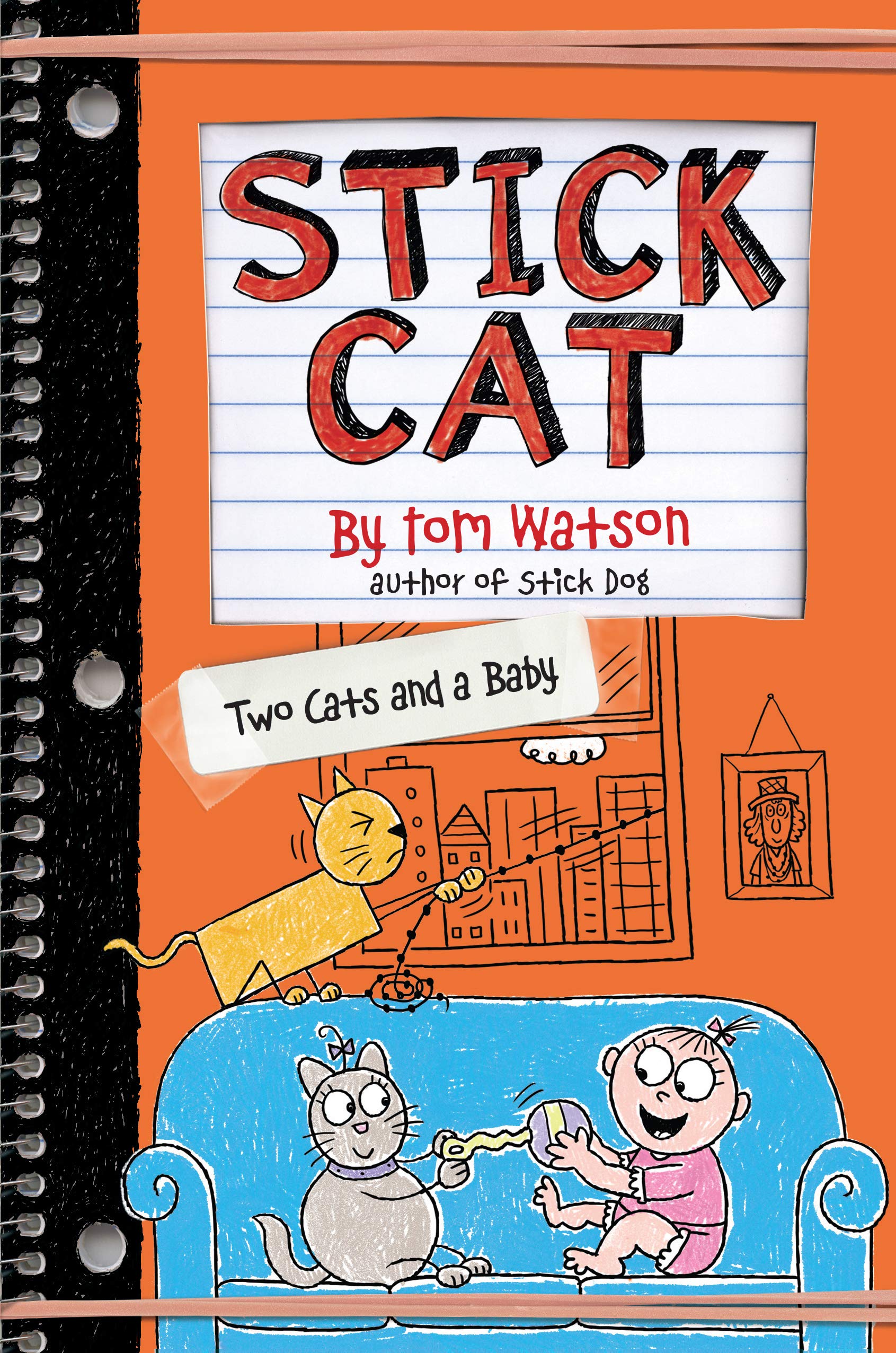 Stick Cat: Two Cats and a Baby: A Hilarious Illustrated Chapter Book About Friendship and Feline Babysitters for Kids (Ages 8-12): 4