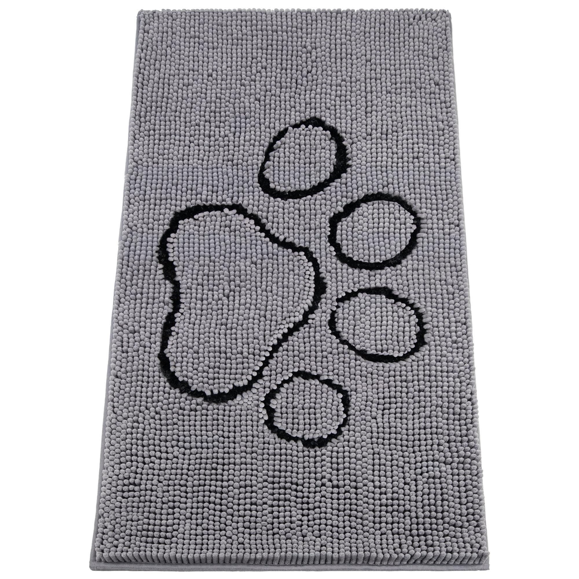Absorbent Dog Door Mat for Muddy Paws, 4' x 3' Non Slip Chenille Mat