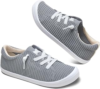 AISFAESㅤ Mesh Slip On Shoes Women Comfort Knit Slip On Loafer Casual Fashion Sneaker Lightweight and Breathable Walking Flats