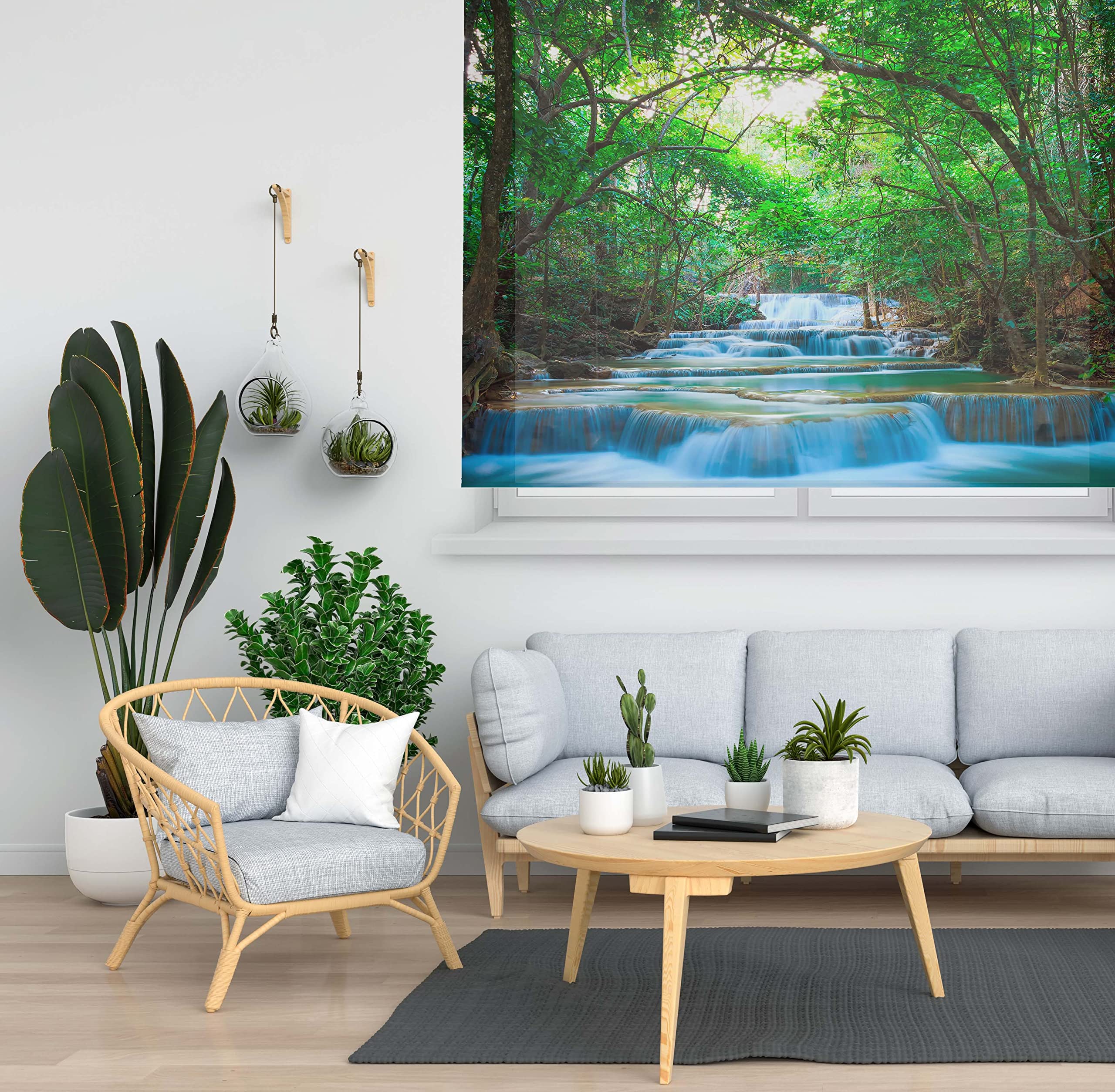Blindecor Digital Paisajes | Estor Enrollable Translúcido con Estampado Impresión Digital | 130 x 180 cm (ancho por alto) Tamaño de la Tela 127 x 175 cm | Estores para Ventanas