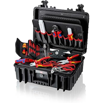 KNIPEX Robust23 00 21 35 Electric Tool Box 25-Piece 370 mm