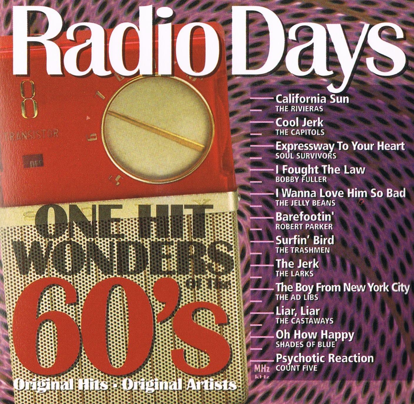 Radio Days - One Hit Wonders of the 60's (12 Original Hits) [Audio CD]