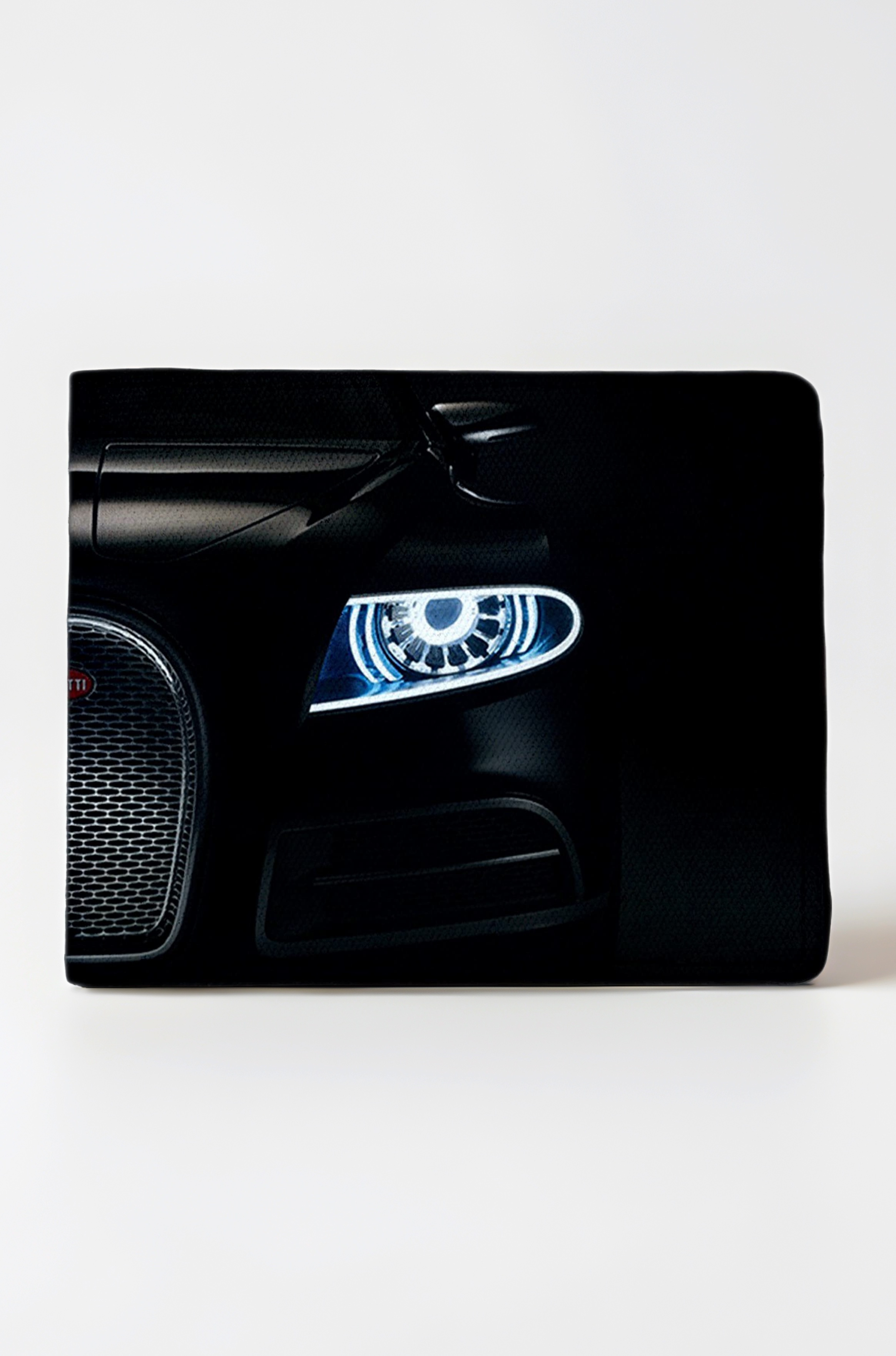 ShopMantra Men's Wallet | Wallet for Men's |Wallet for Boy's | Sports Car Headlight Printed Pu Leather Wallet for Men's/Boy's