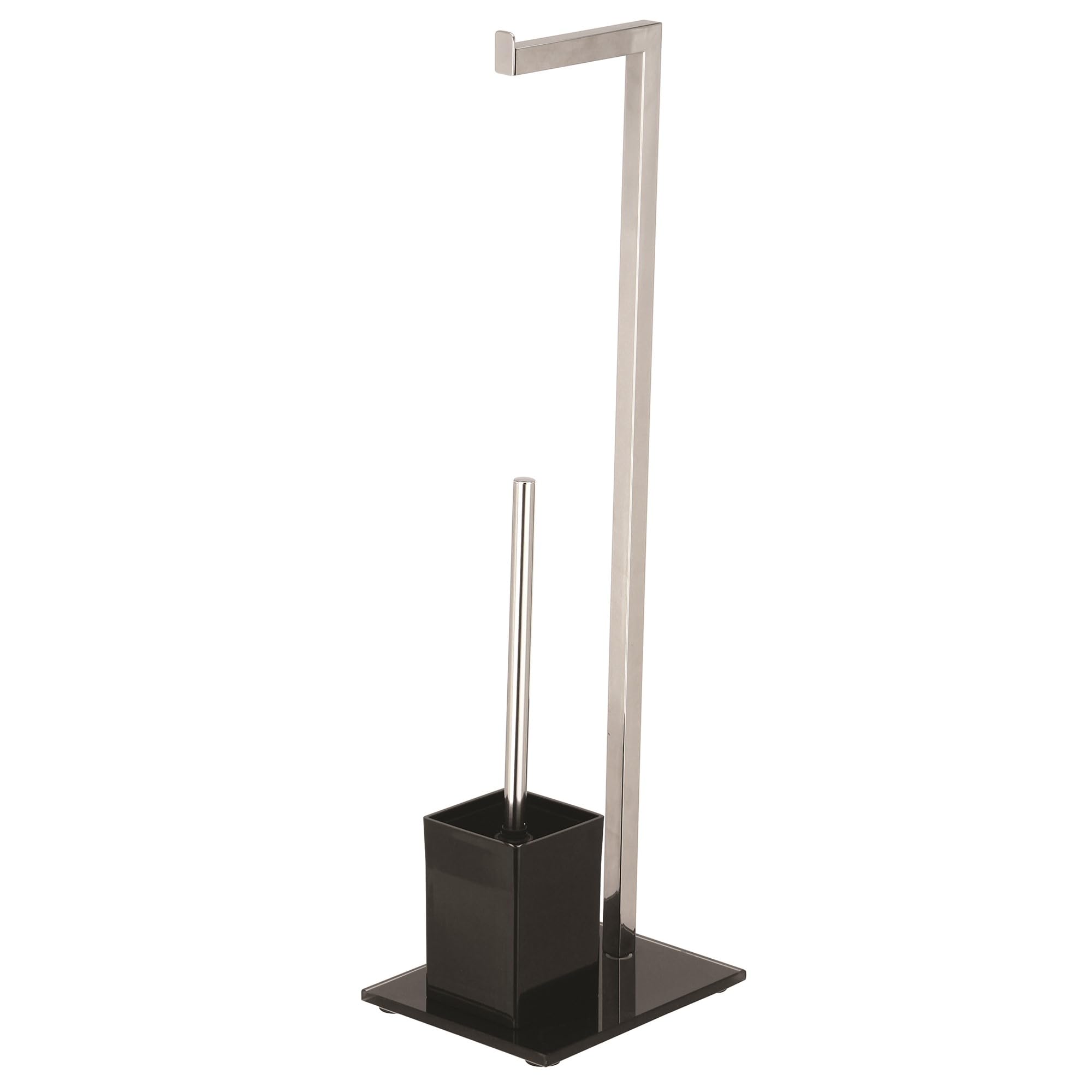 Porte-rouleau brosse WC sans perçage Well Home pour éviter de trouer le mur