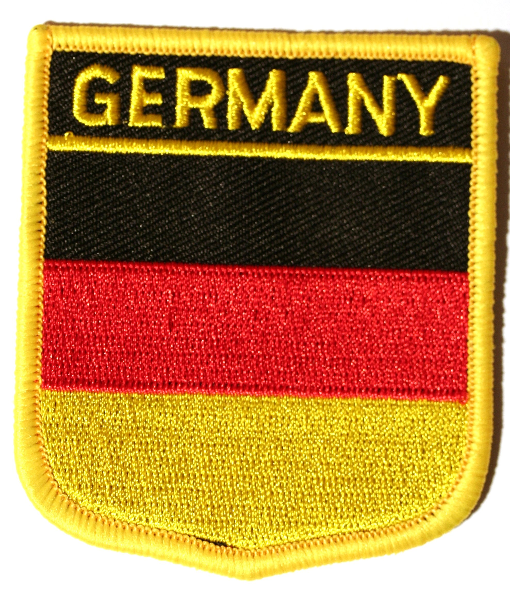 Buxton's Badges Germany Embroidered Shield Flag Patch