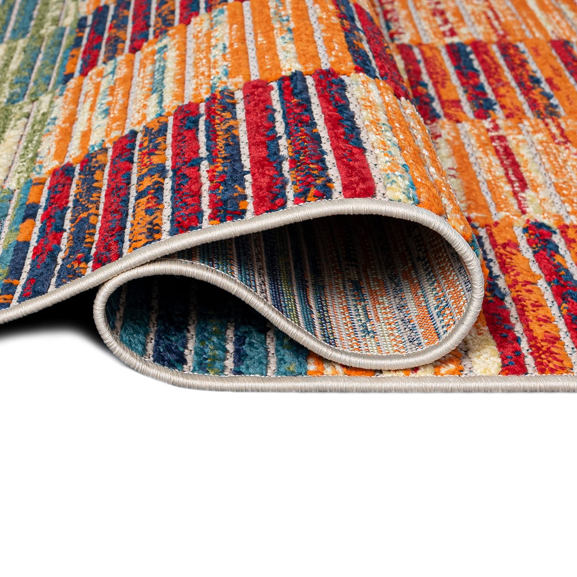 Carpeto Grand Intérieur et Extérieur Tapis Balcon 160x230cm Crème Décoratif