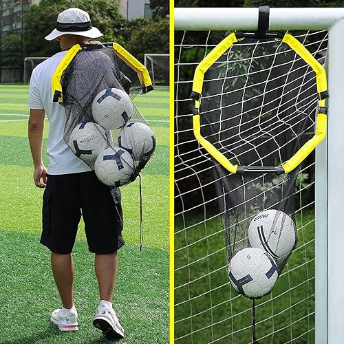Miniatura 8 de Happy Jump Práctica neta de objetivo de portería de fútbol 3 en 1