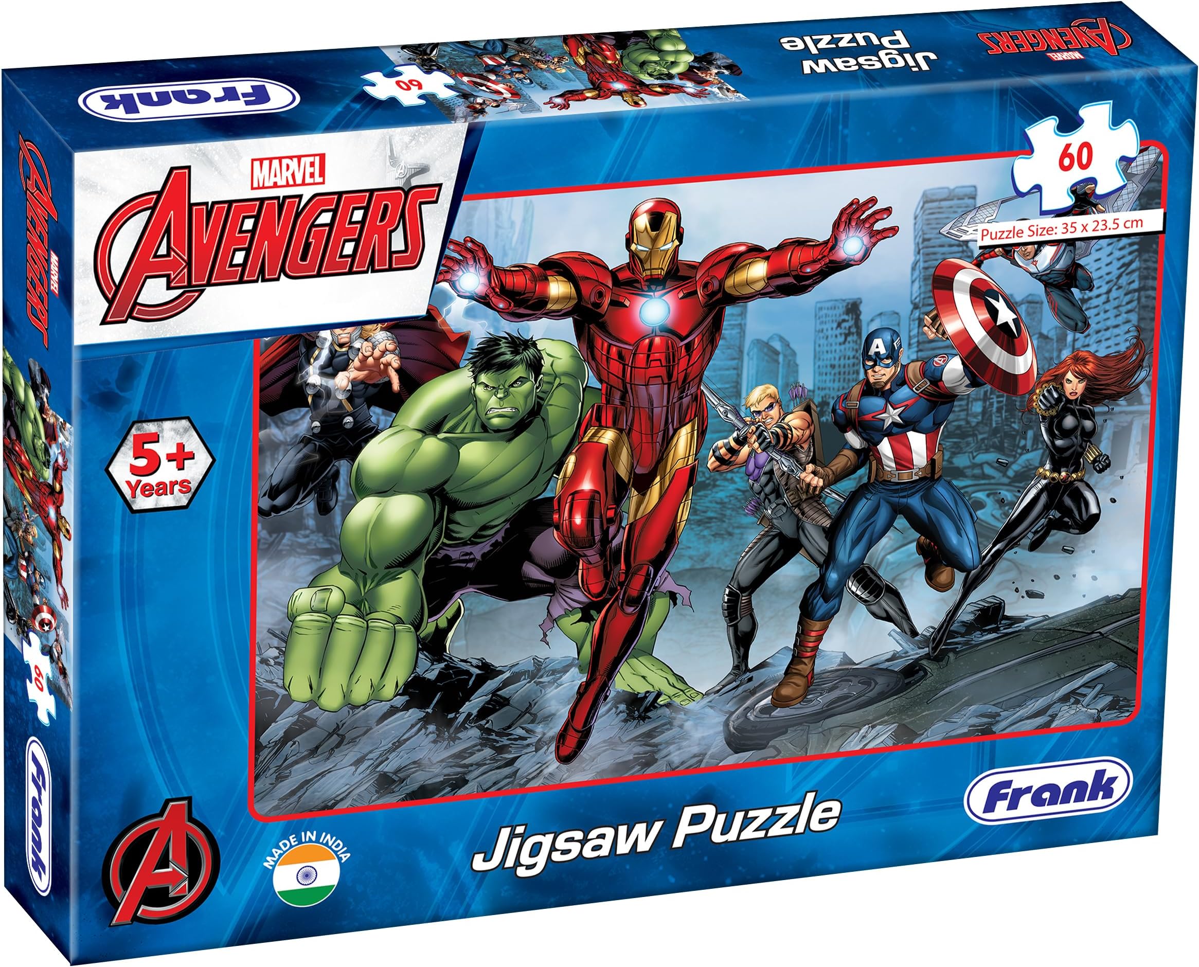 Buy Frank Marvel Avengers Jigsaw Puzzle (60 Pieces) for Kids Above 5 ...