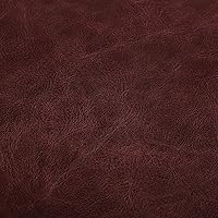 Vista 2 de Tela para tapicería de piel sintética premium de 1.2mm de espesor, impermeable, estilo corte de corteza envejecida