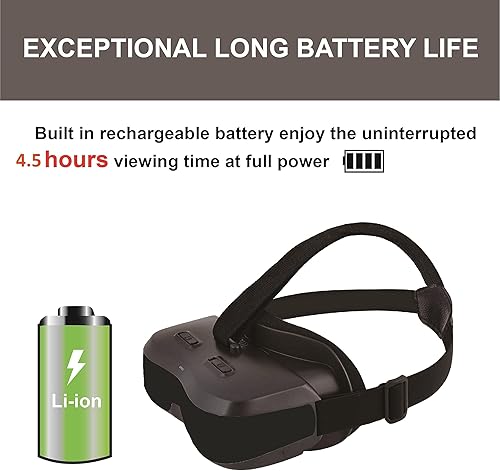 Miniatura 7 de Personal 3D Movie Cinema,HDMI Input,Connect to Various Multimedia Signal Source Devices. Built in Battery,Not VR/AR,HDMI Goggles,Video