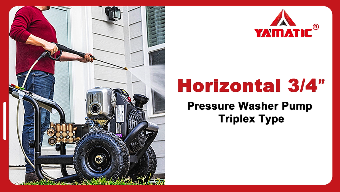 Amazon.com : YAMATIC Horizontal Triplex Pressure Washer Pump 3/4