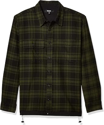 HUDSON Men's Plaid Flannel Shirt at 