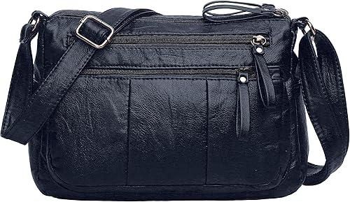 VOLGANIK ROCK - Bolsas para mujer de piel sintética suave, bolsa de hombro, bolsa de mano, bolsa cruzada y ligera, con cartera